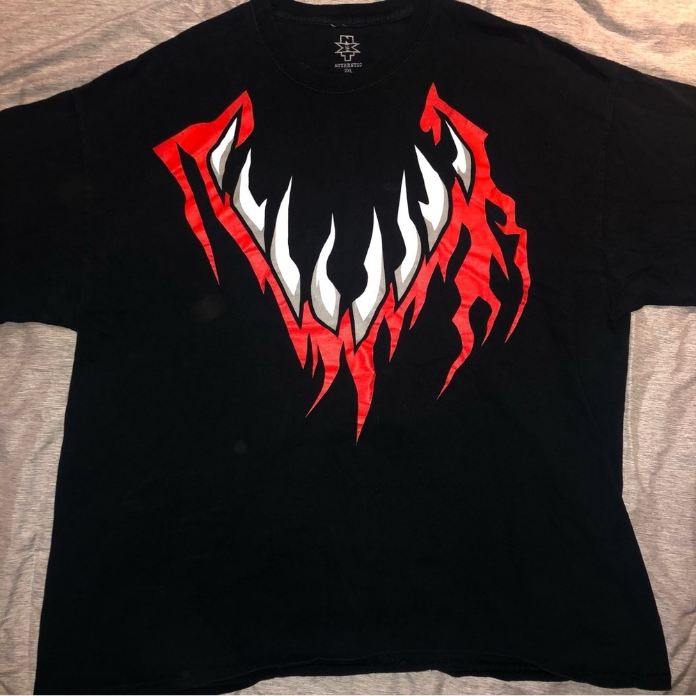 Finn Balor NXT wrestling wwe teeth  graphic t shirt sz 2XL